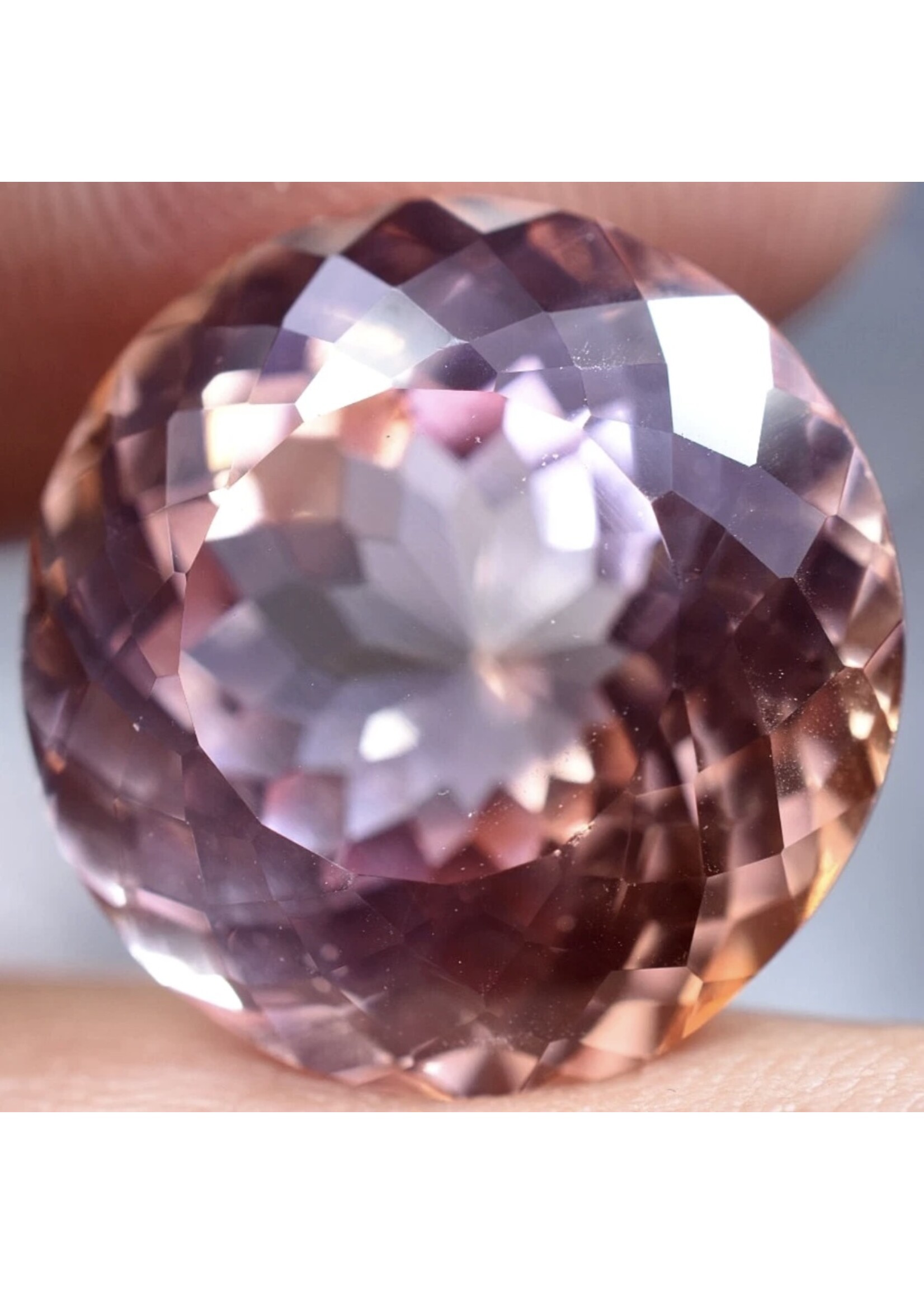Cataleya jewels Natural 26.80 Ct Padparadscha Sapphire GGL Certified Sparkling Loose Gemstone