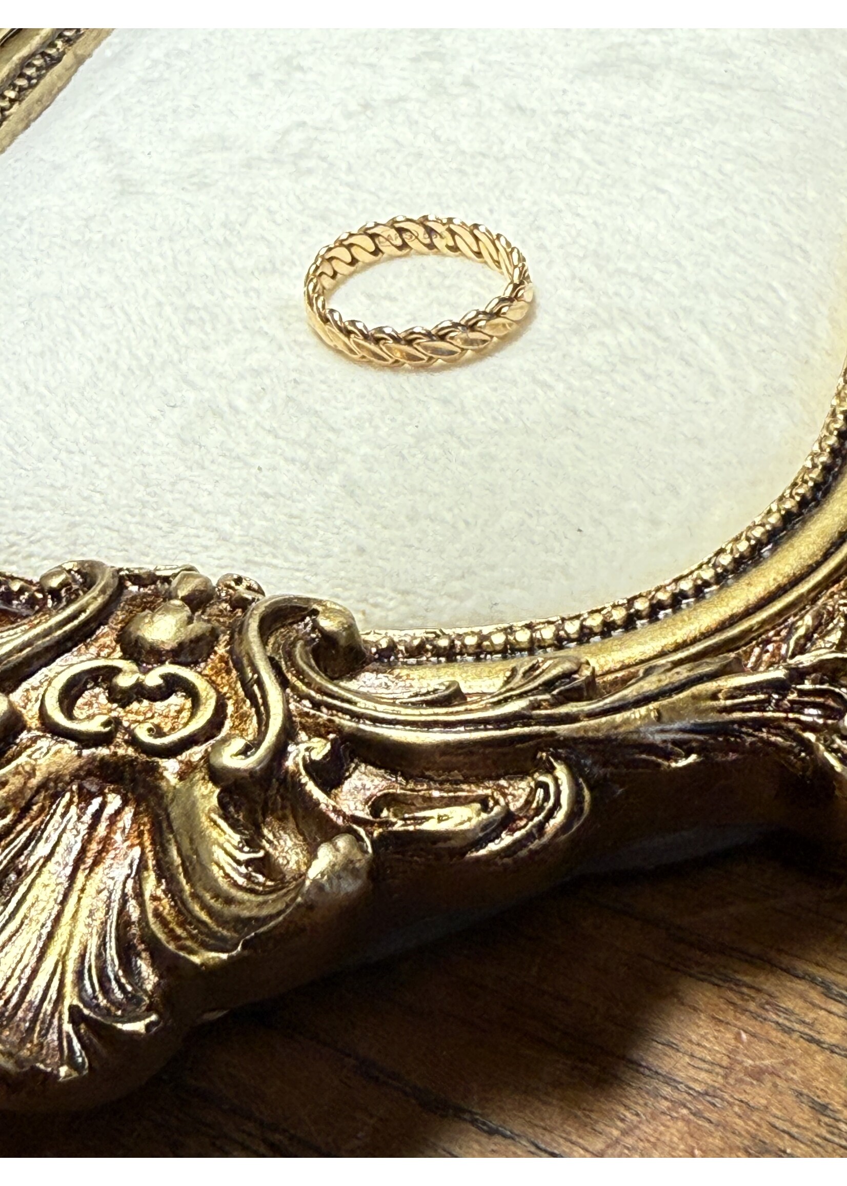 Vintage & Occasion Geelgouden Burma ring 14k - maat 16.5