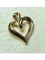 Vintage & Occasion Geelgouden hanger hart 14 k