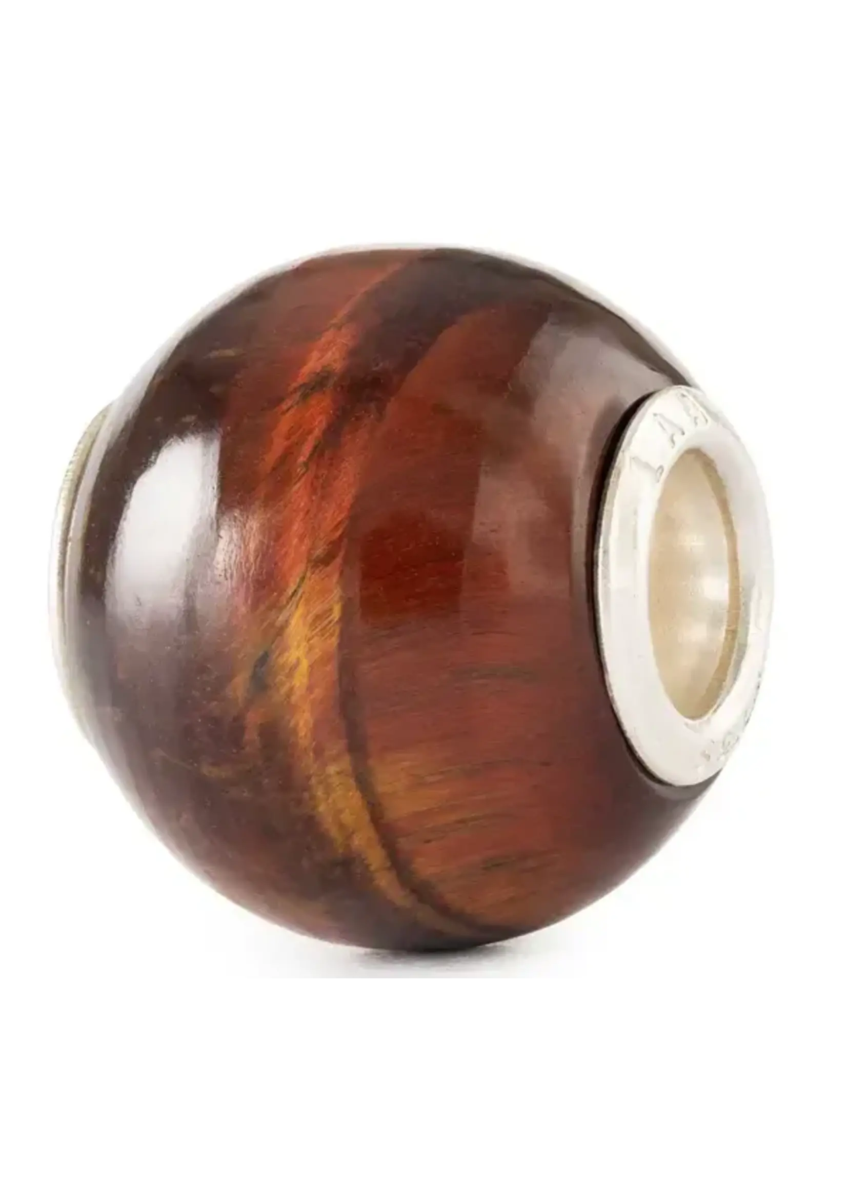 Trollbeads Trollbeads - Rode Tijgeroog, rond - TSTBE-00044