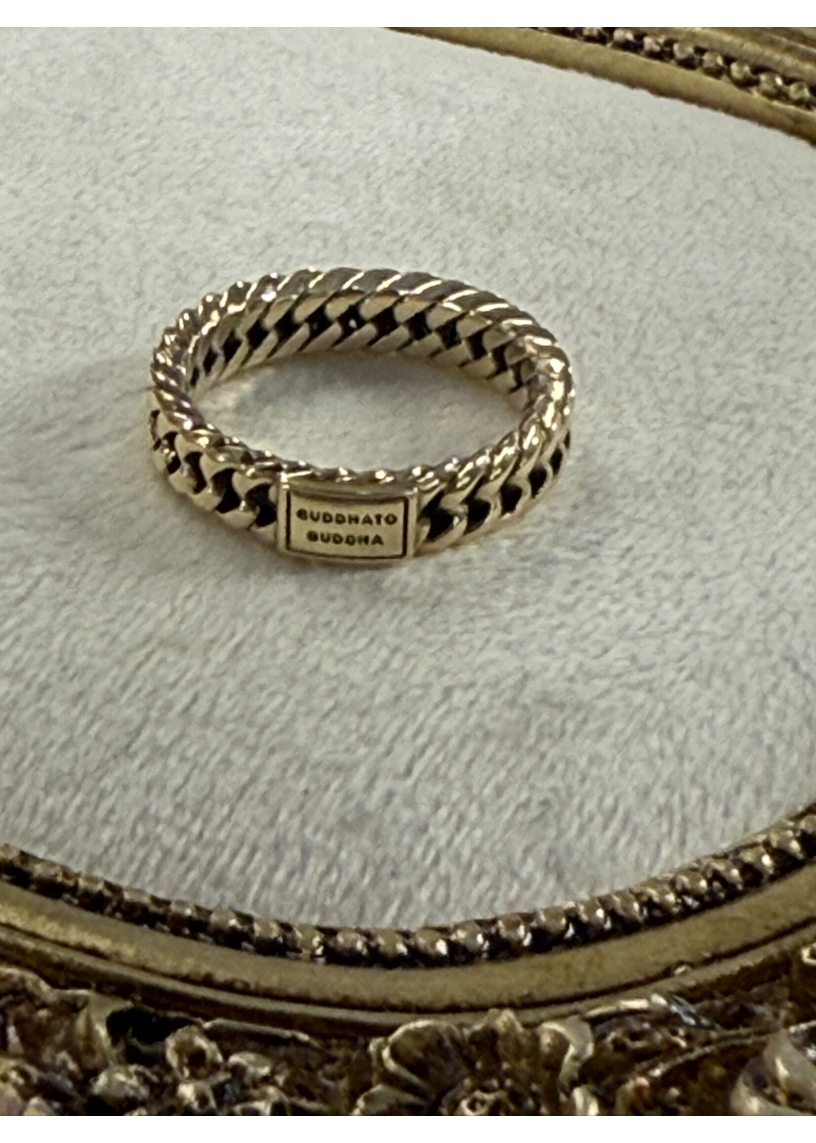 Vintage & Occasion Buddha to buddha gold chain  ring - maat 18