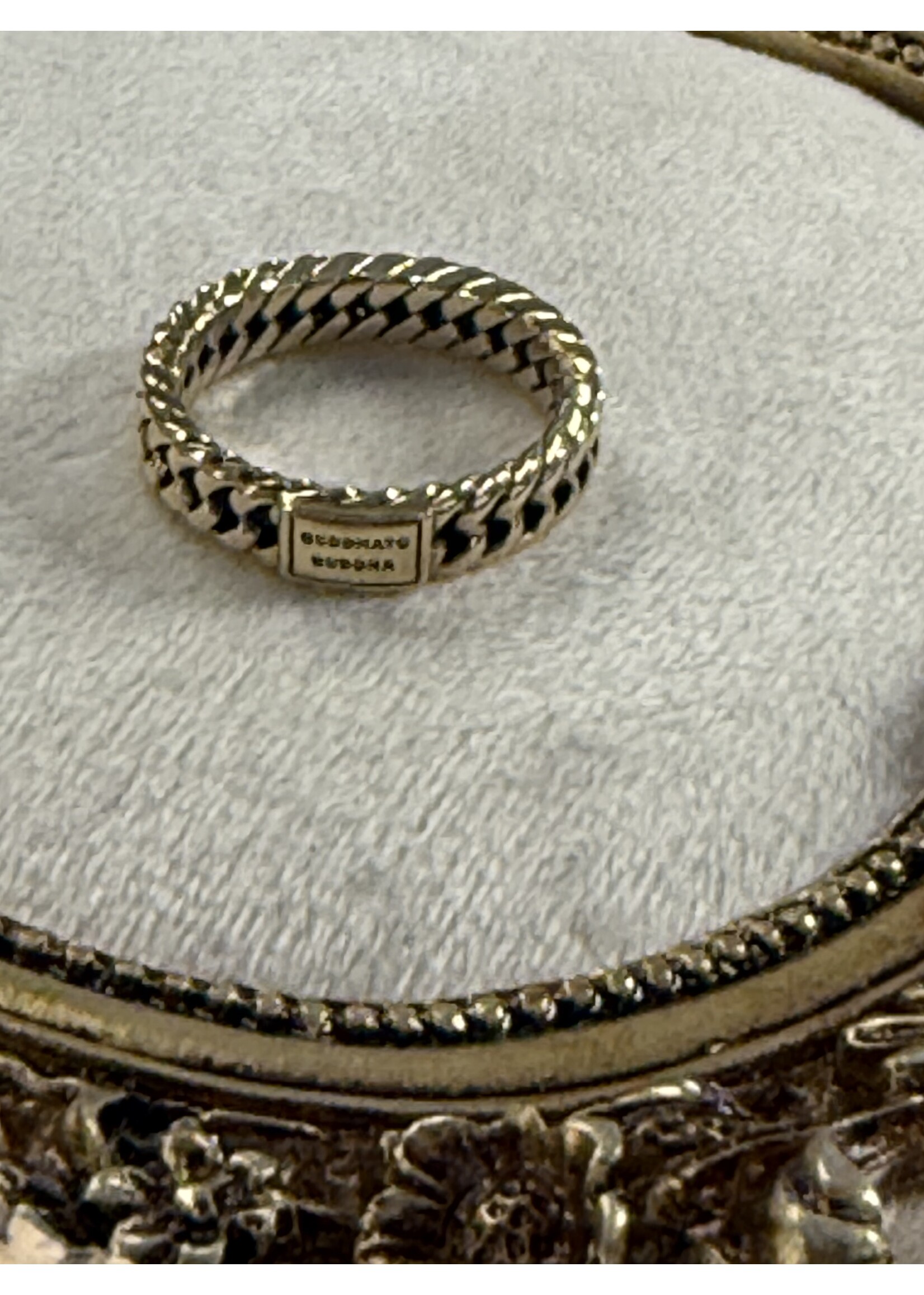 Vintage & Occasion Buddha to buddha gold chain  ring - maat 18