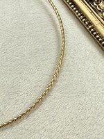 Vintage & Occasion Geelgouden 18k  omega collier - lengte 40 cm