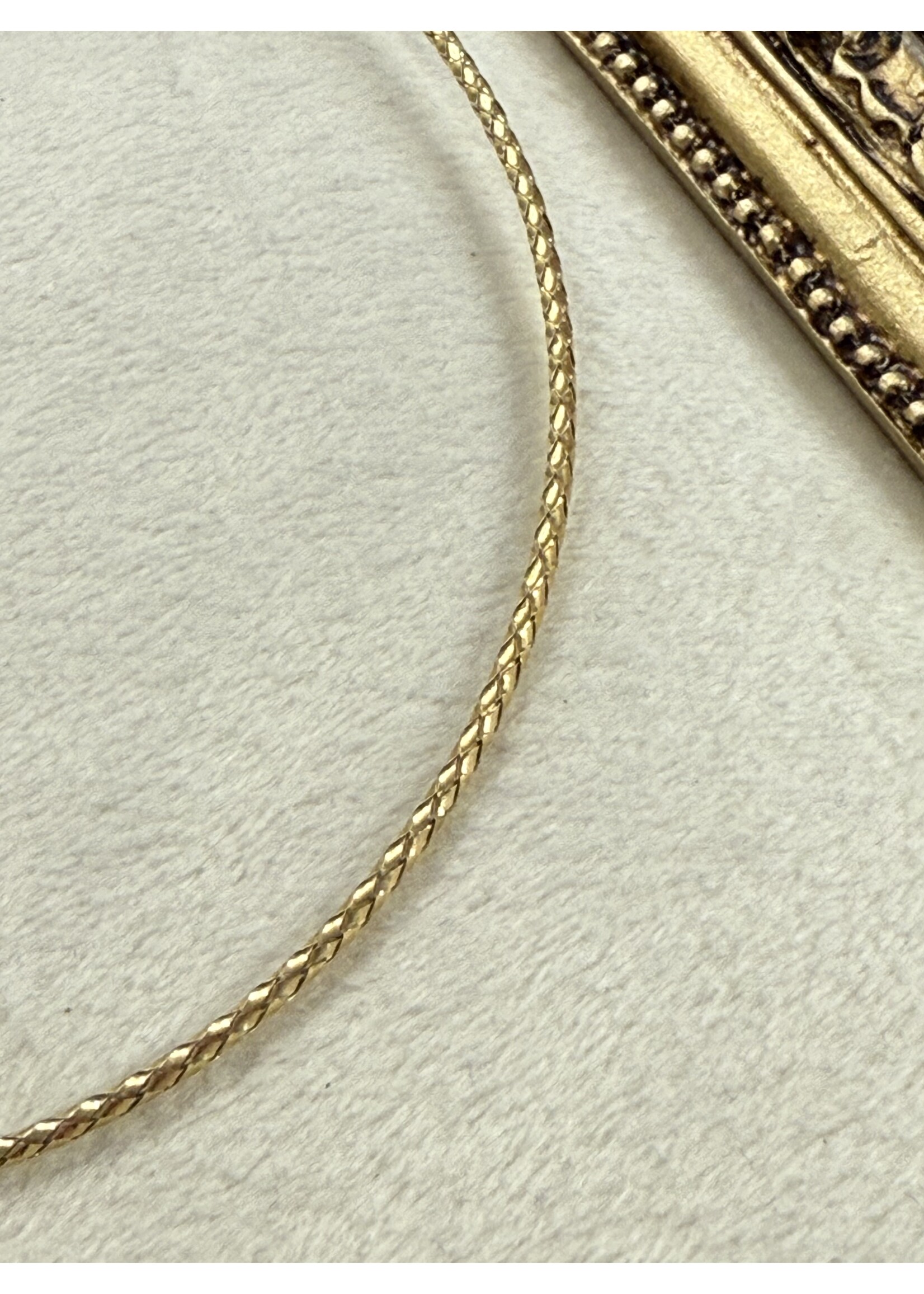 Vintage & Occasion Geelgouden 18k  omega collier - lengte 40 cm