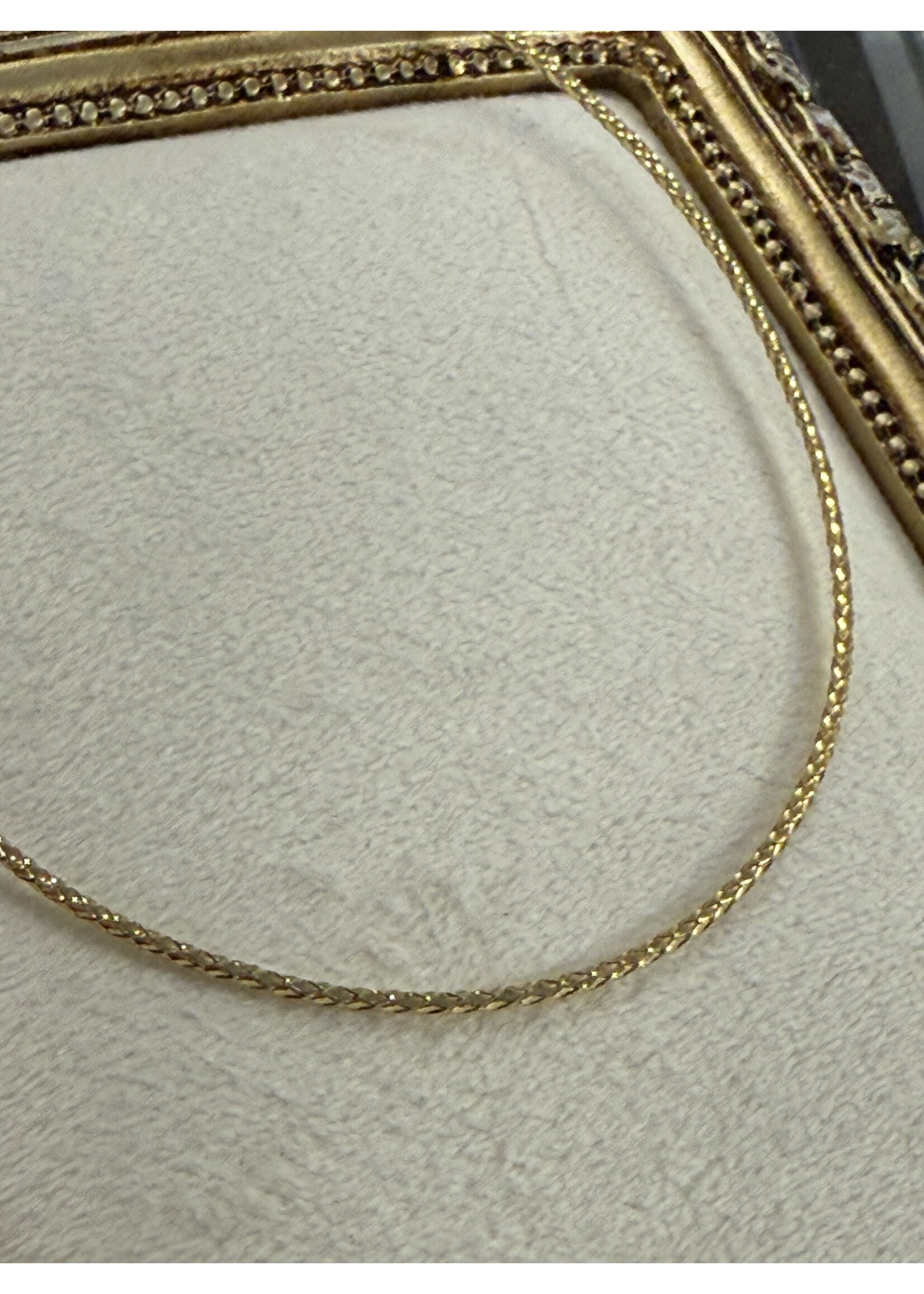 Vintage & Occasion Geelgouden 18k  omega collier - lengte 40 cm