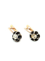 Vintage & Occasion Antieke oorhangers met diamant kussen