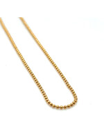 Vintage & Occasion Geelgouden balletjes collier 18k - lengte 40 cm