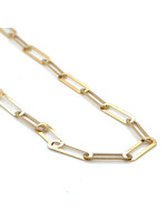 Vintage & Occasion Geelgouden schakelcollier 18k - lengte 45 cm