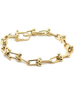Vintage & Occasion Geelgouden schakelarmband 18k goud