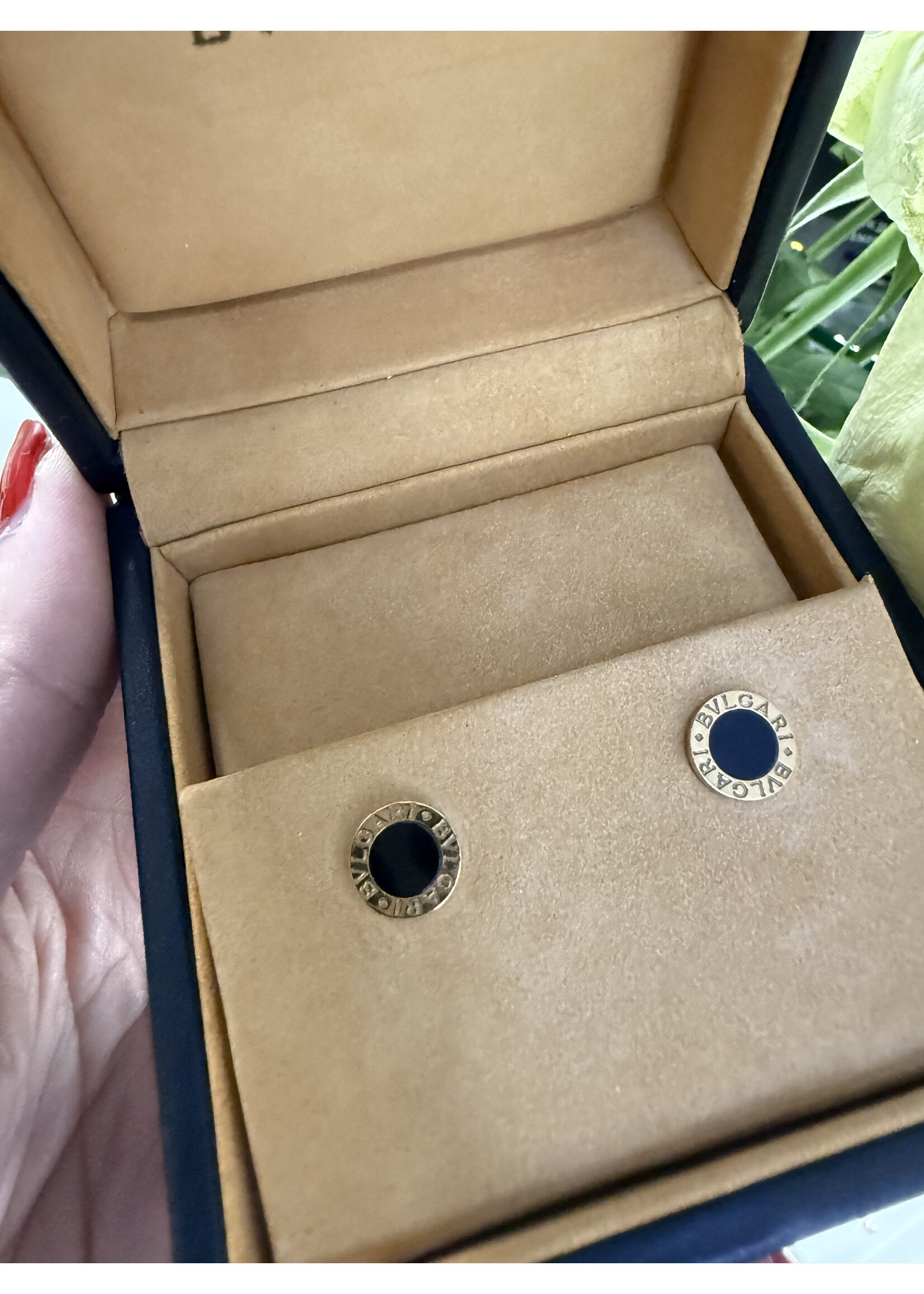 Vintage & Occasion Geelgouden  18k b-zero oorknoppen bvlgari