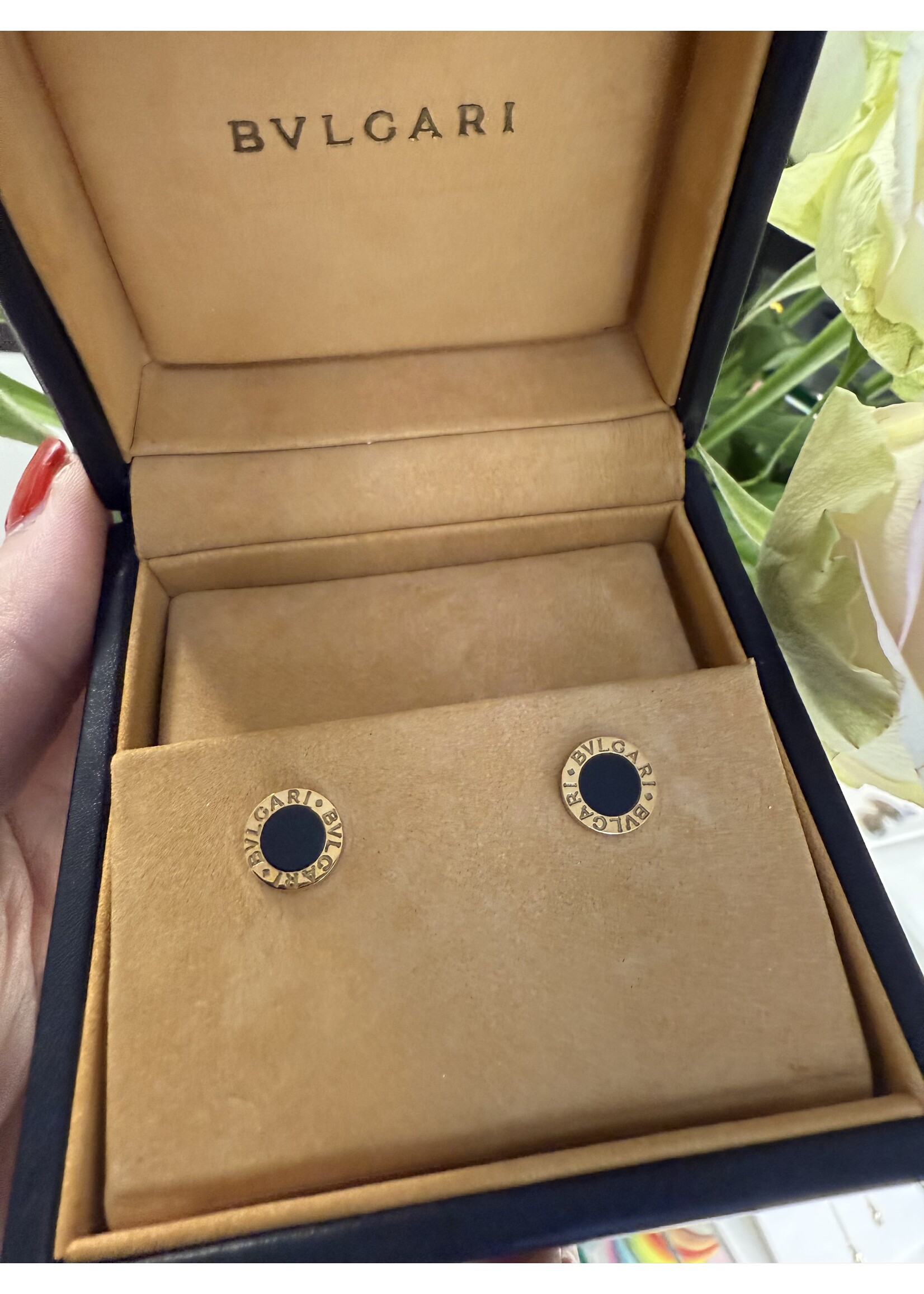 Vintage & Occasion Geelgouden  18k b-zero oorknoppen bvlgari