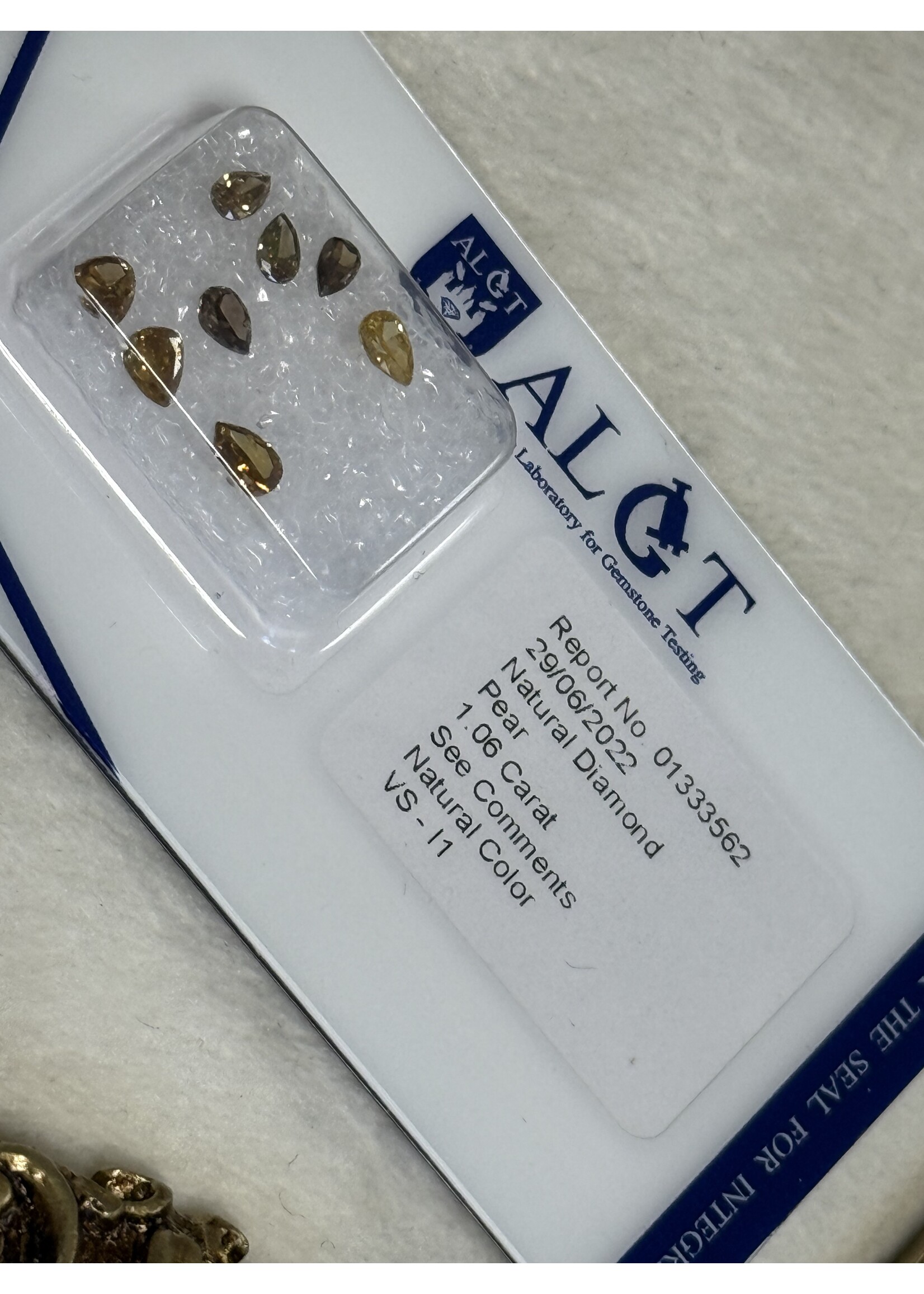 Vintage & Occasion Algt 1.06 peer diamanten vs-i1