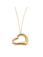 Vintage & Occasion Geelgouden ketting met hart
