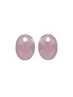 Sparkling Jewels EAGEM66-MO - Oorbel Edelstenen Pink Opalite - Medium Oval