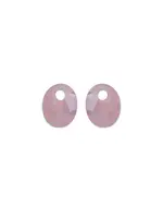 Sparkling Jewels EAGEM66-SO - Oorbel Edelstenen Pink Opalite - Small Oval