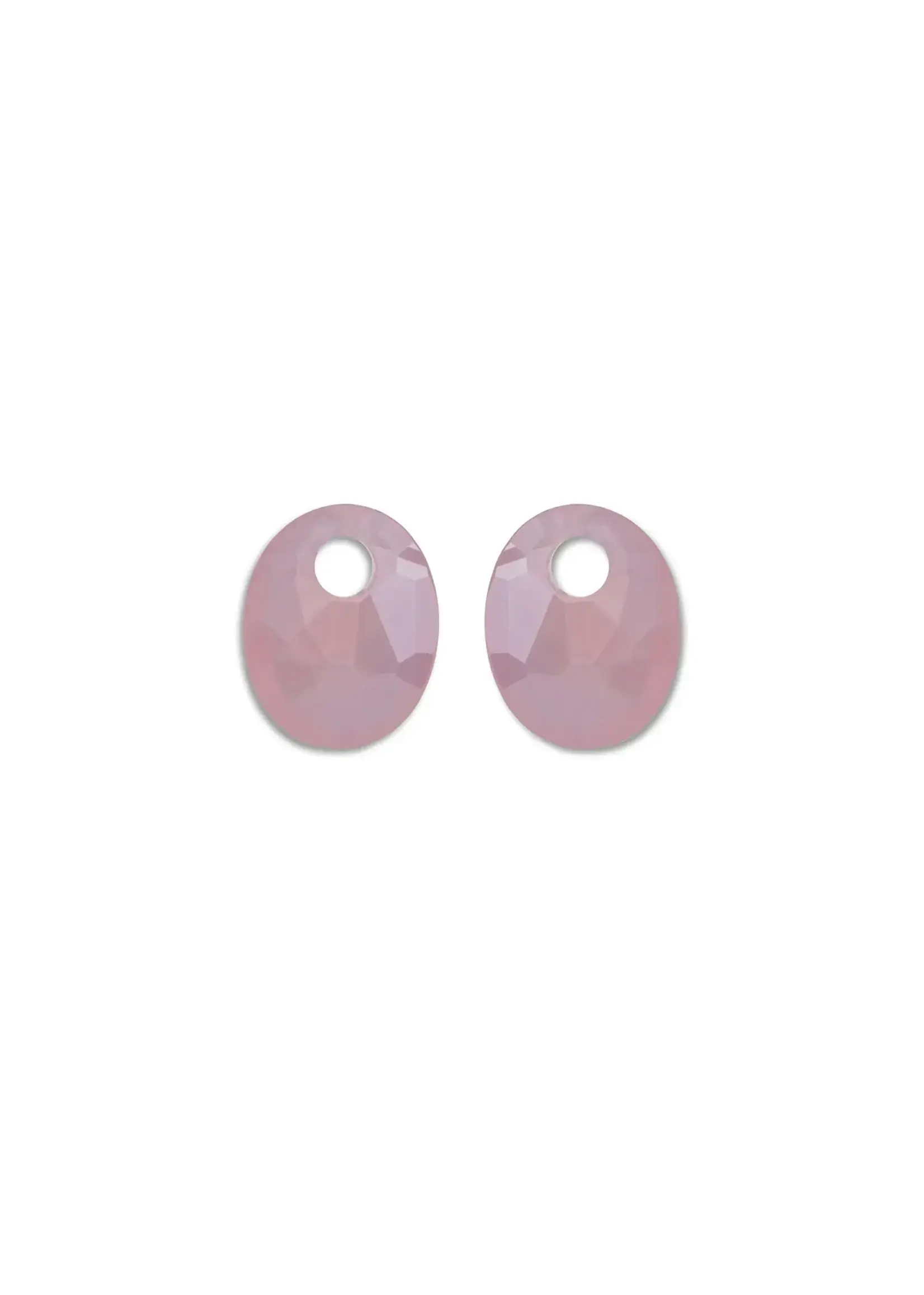 Sparkling Jewels EAGEM66-SO - Oorbel Edelstenen Pink Opalite - Small Oval