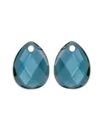 Sparkling Jewels EAGEM67 - Oorbel Edelstenen Ocean Topaz Quartz -  Afterglow