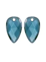 Sparkling Jewels EAGEM67-BS - Oorbel Edelstenen Ocean Topaz Quartz - Blossom