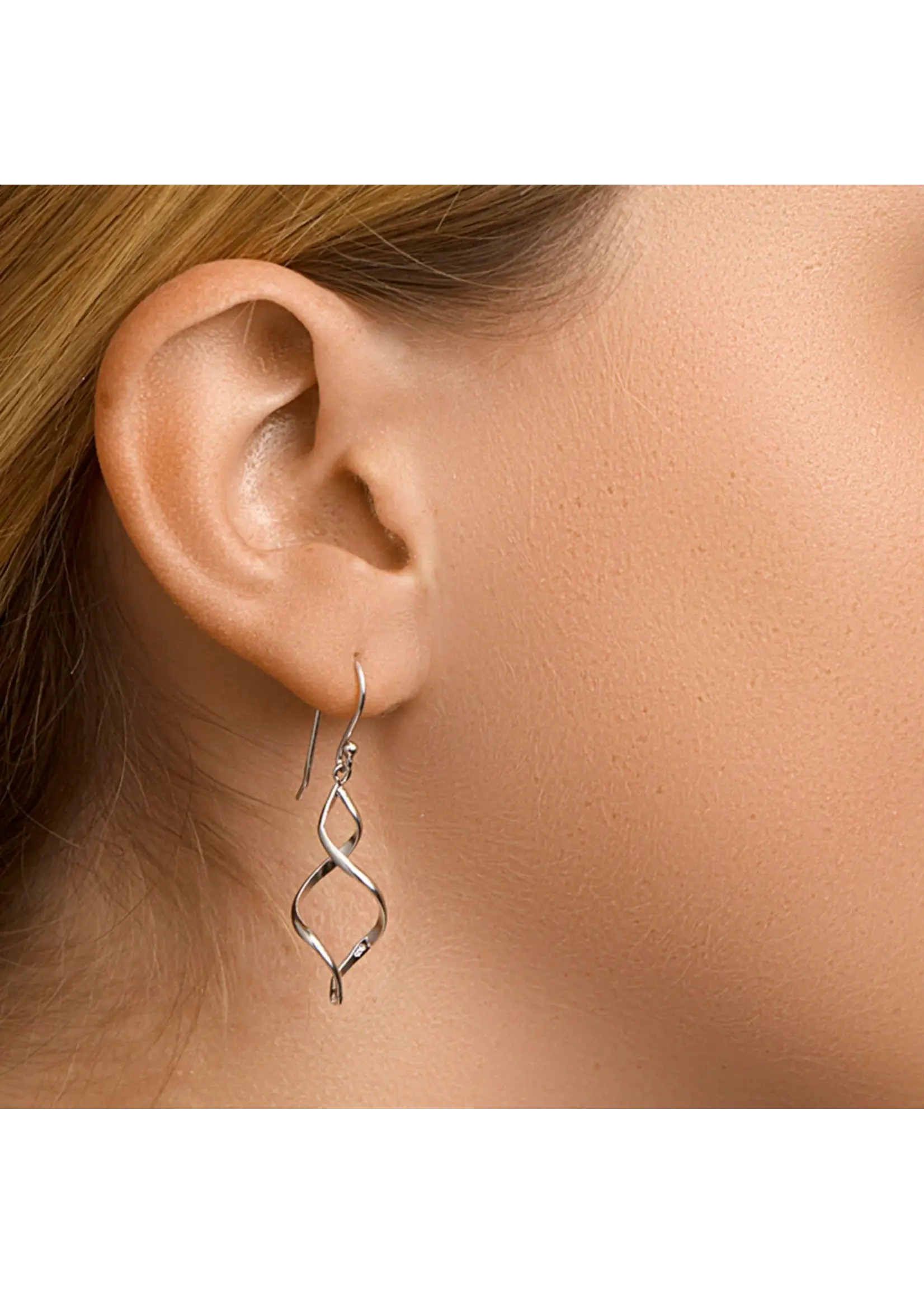 Cataleya jewels Oorhangers Franse Haak Zilver Gerhodineerd