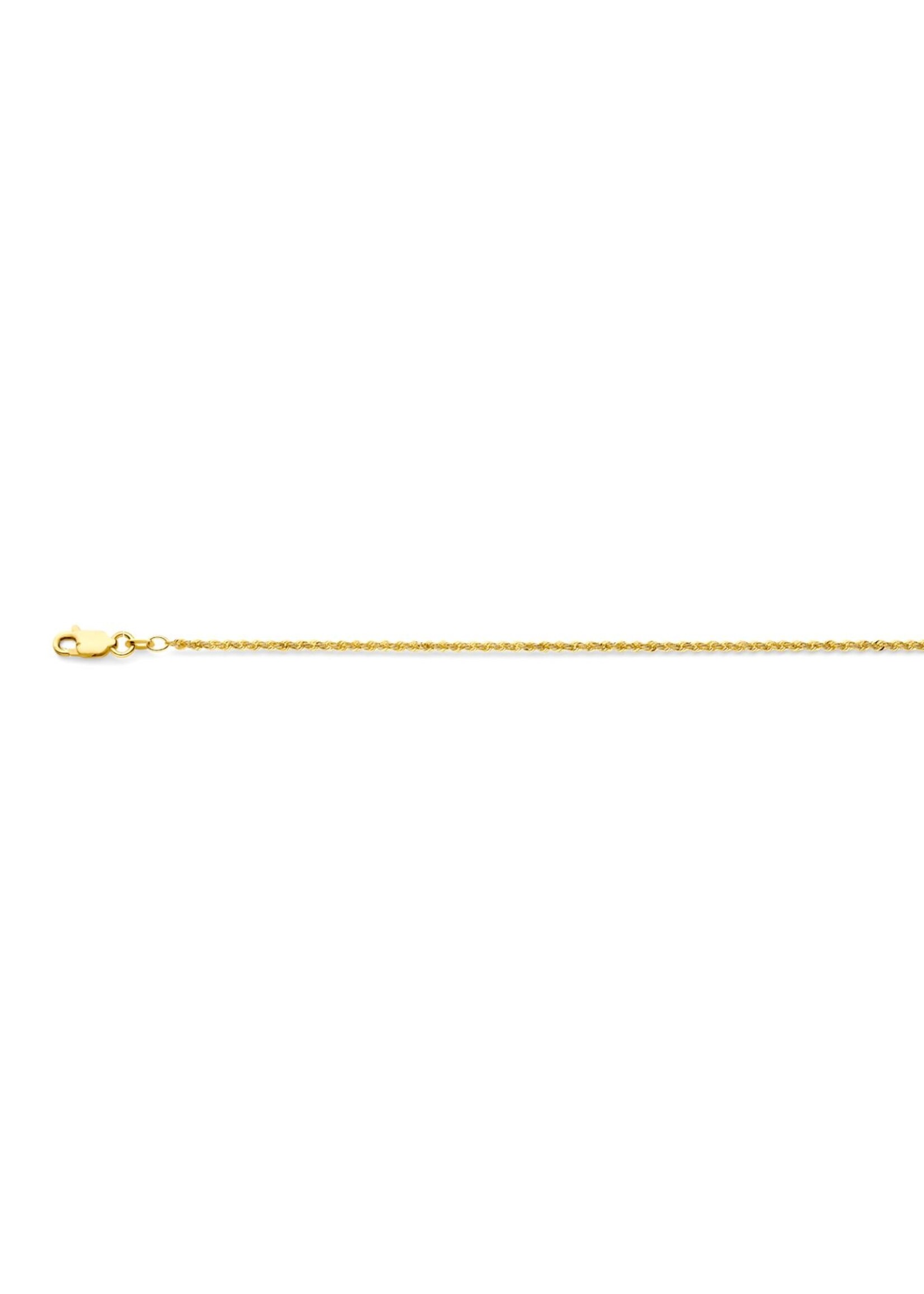 Cataleya jewels 18cm 14k Gouden Koordarmband 1,7mm Massief