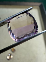 Roesora Ametrine Edelsteen 10.89 ct – Rectangle Cut – Natuurlijke Edelsteen uit Bolivia