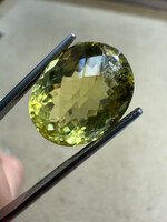 Roesora Citrien Edelsteen 11.20 ct – Oval Cut – Natuurlijke Gele Edelsteen