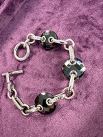 Vintage & Occasion Occasion zilveren  bedelarmband Ti Sento zilver  met zwart elmenten