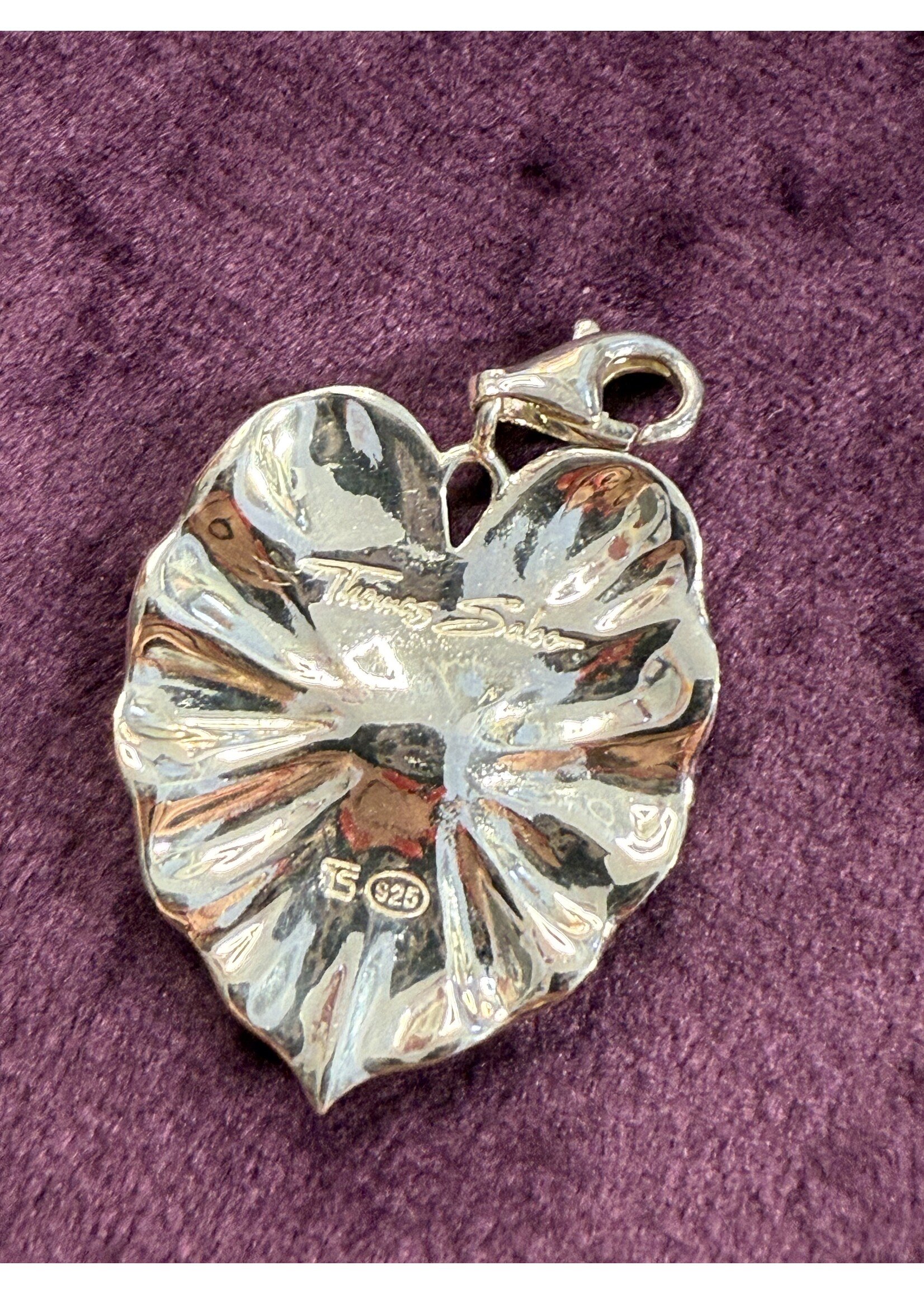 Vintage & Occasion Zilveren occasion hanger thomas sabo lelieblad