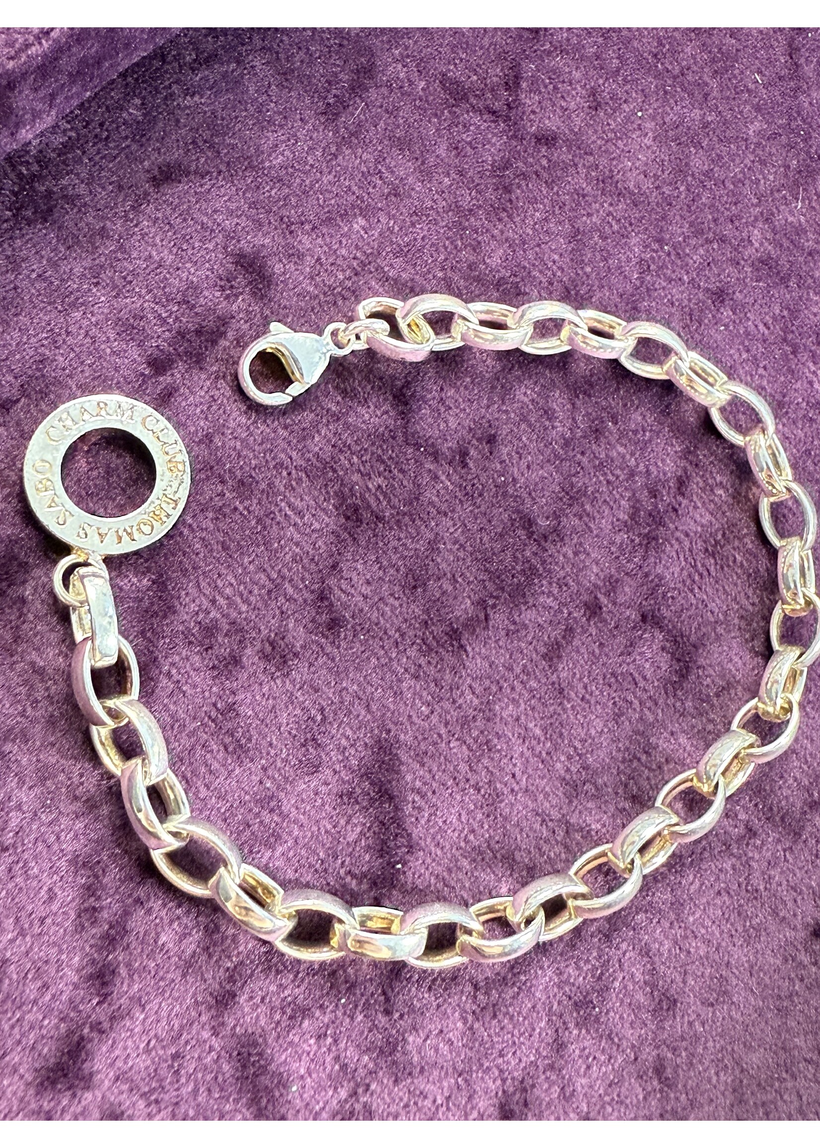 Vintage & Occasion Zilveren verzamelarmband / bedelarmband Thomas Sabo - lengte 20 cm