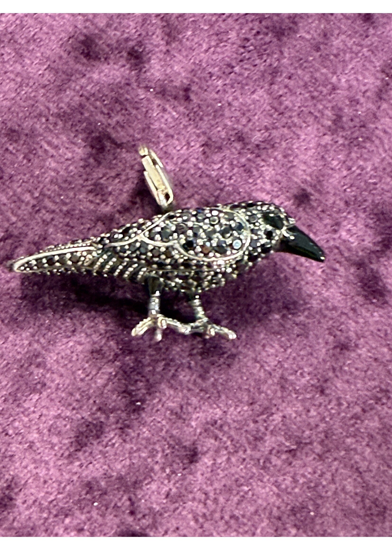 Vintage & Occasion Zilveren hanger raaf thomas sabo