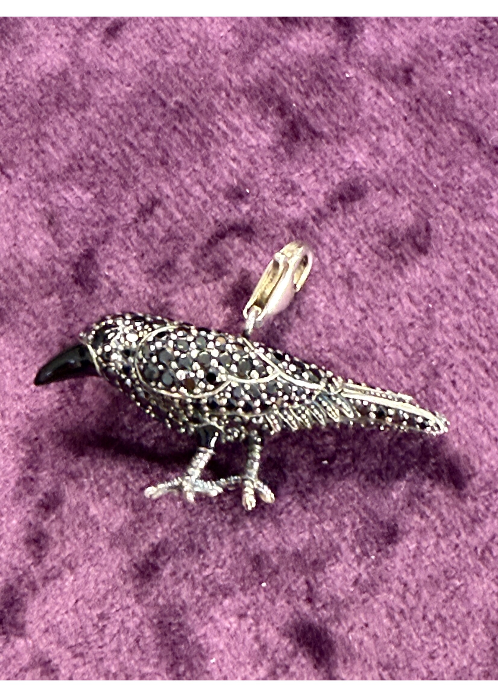 Vintage & Occasion Zilveren hanger raaf thomas sabo