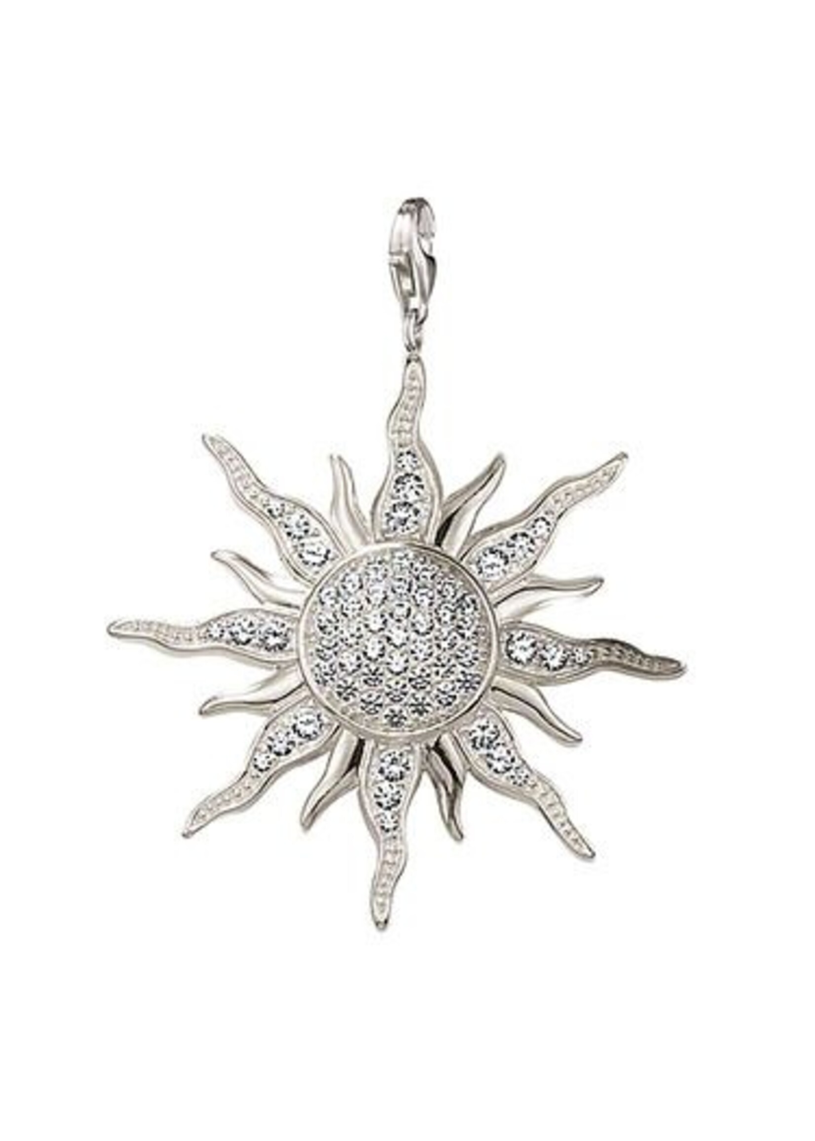 Vintage & Occasion Zilveren charm hanger zon