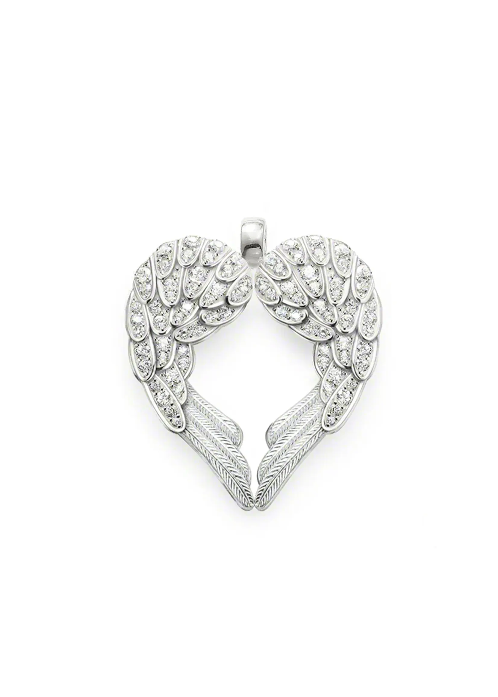 Vintage & Occasion Zilveren charm hanger engelen vleugels thomas sabo