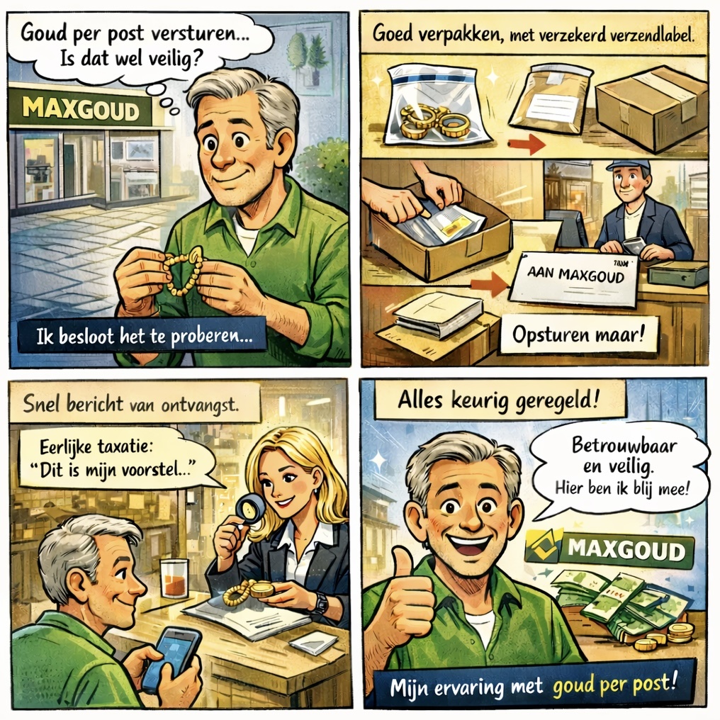 Van twijfel naar vertrouwen: mijn ervaring met goud per post