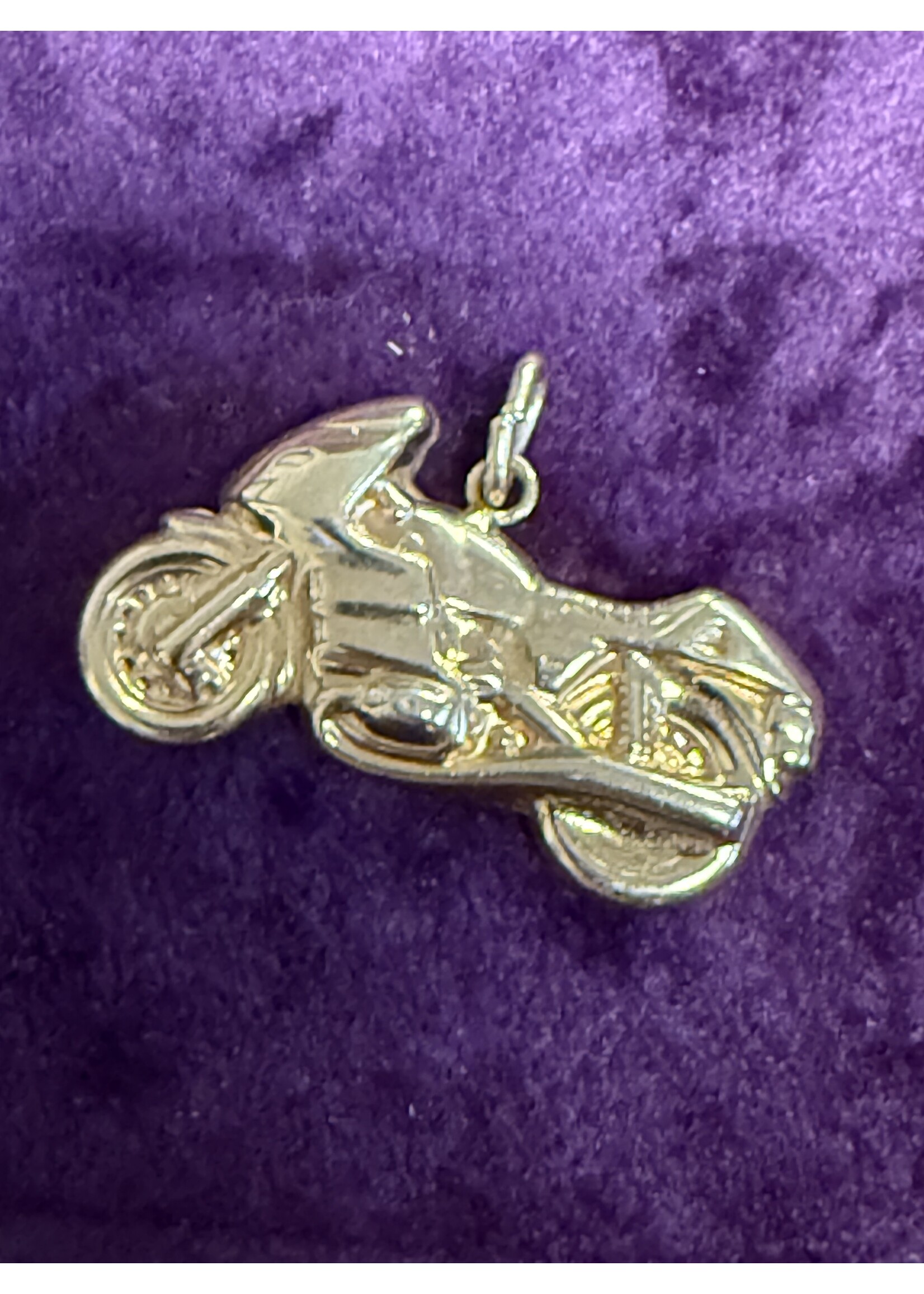 Vintage & Occasion Geelgouden 14 k hanger motor 3d