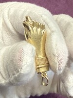 Vintage & Occasion Geelgouden  vintage  14k hanger hand