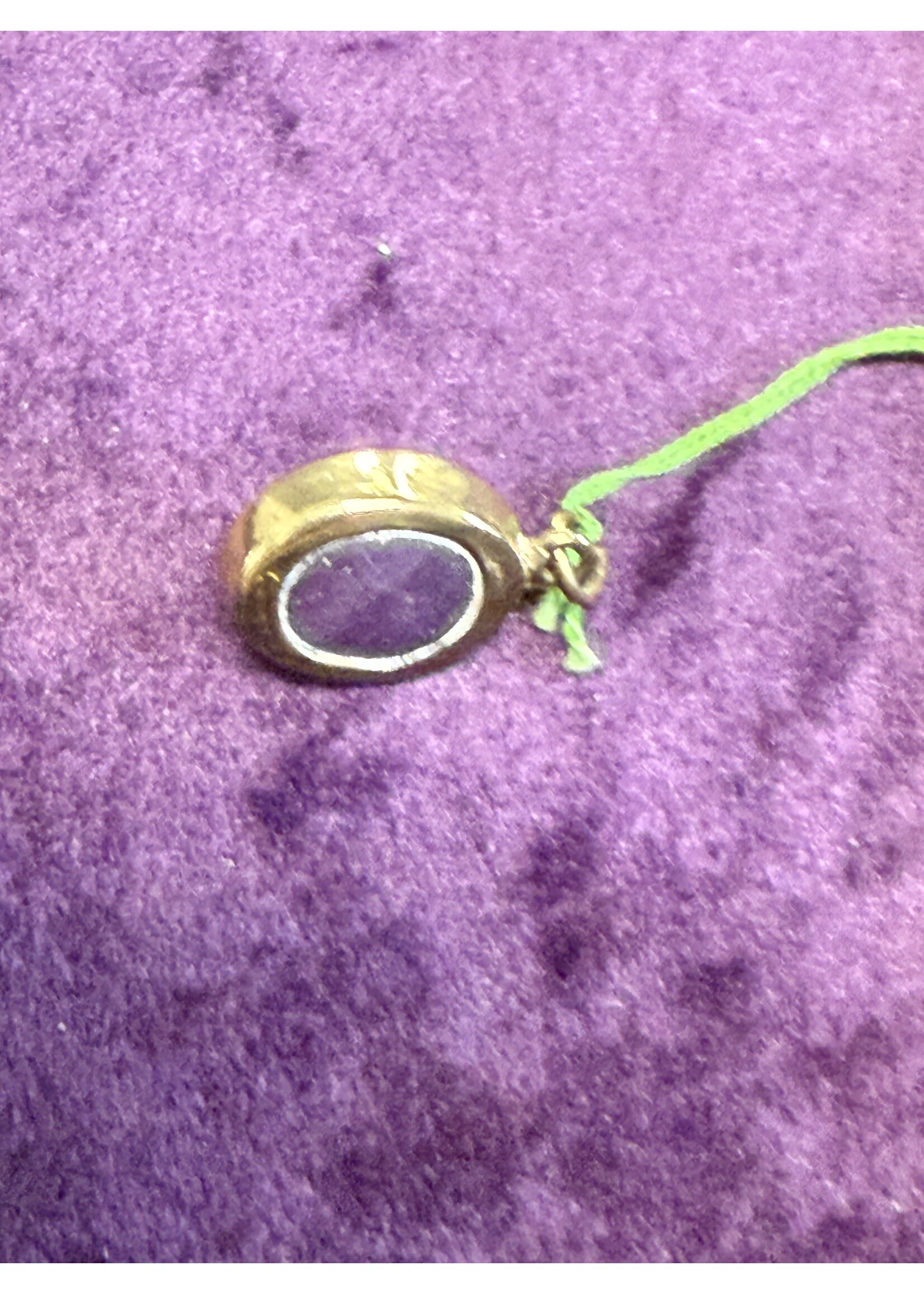 Vintage & Occasion Geelgouden ganger met ster robijn