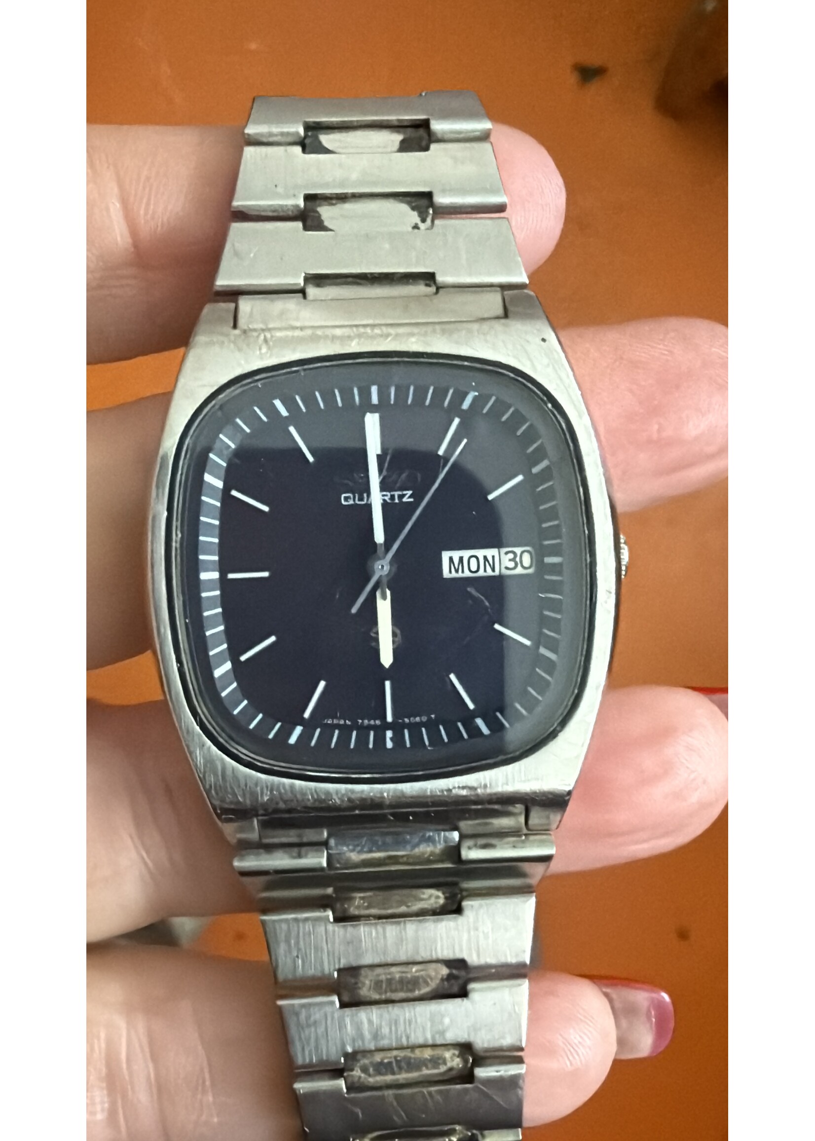 Vintage & Occasion Occasion Seiko T Day Date heren polshorloge