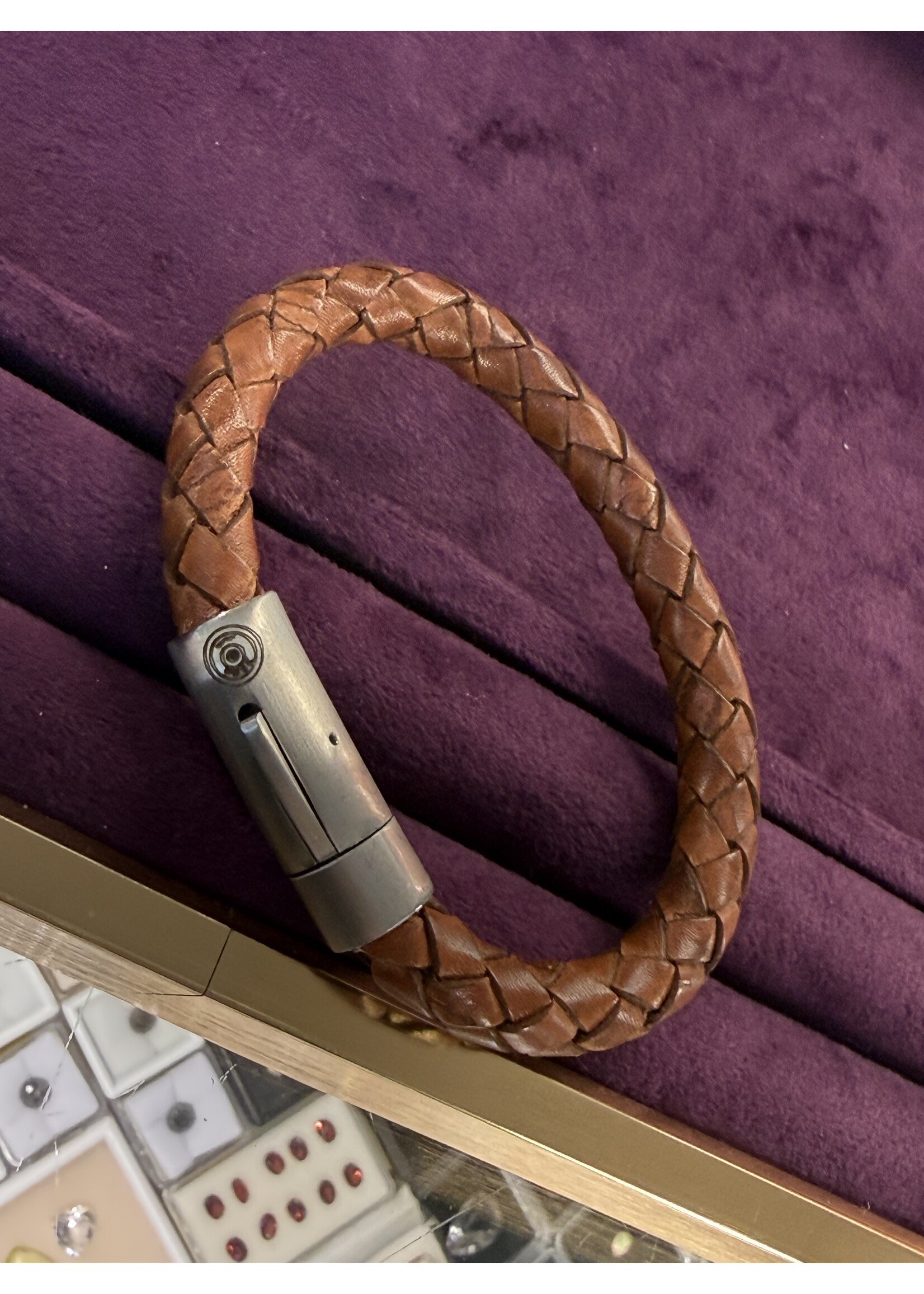 Zero Jewels Zero jewels Armband bruin 21cm