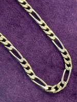 Vintage & Occasion Geelgouden figaro colier - lengte 50 cm