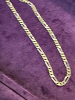 Vintage & Occasion Geelgouden figaro colier - lengte 50 cm