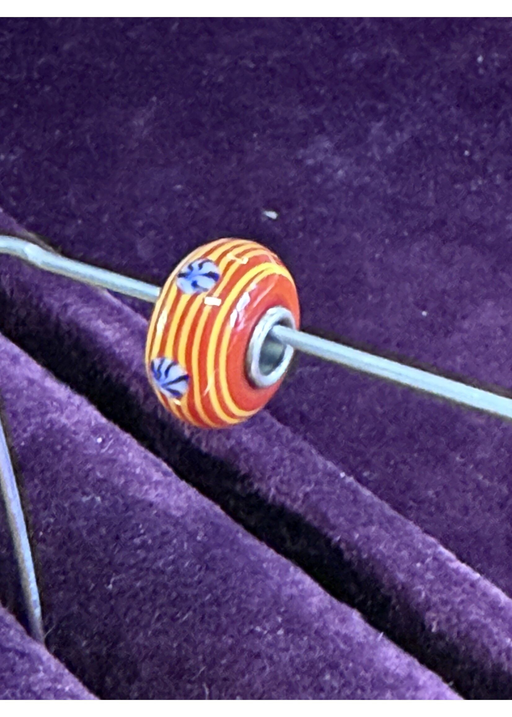 Trollbeads Trollbeads - Muranoglas - Rood / Geel / Blauw