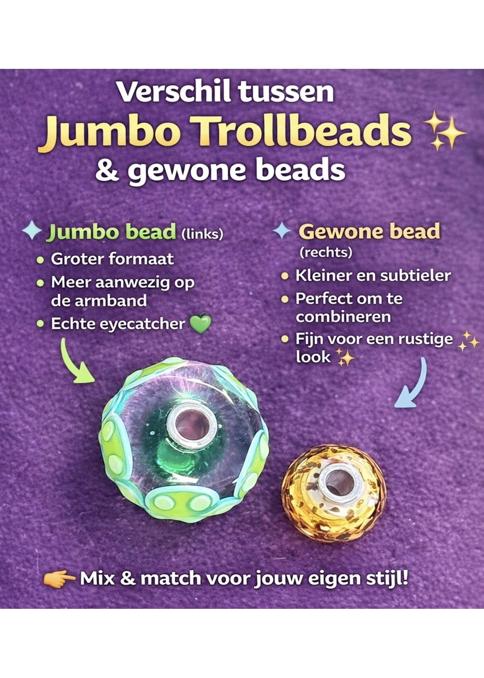 Trollbeads Trollbeads TGLBE-00142 Jumbo Unique