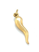 Vintage & Occasion Geelgouden hanger  gelukswortel 18k goud