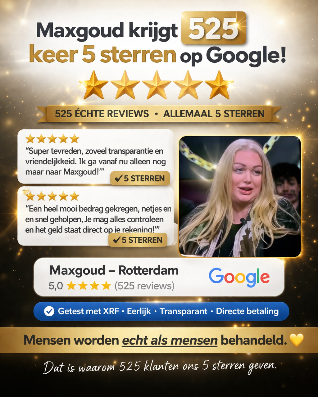 Waarom Maxgoud al 525 keer 5 sterren kreeg op Google ⭐⭐⭐⭐