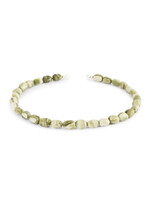 Trollbeads TSTNE-00021 EDELSTEEN KETTING VOOR JOU GROEN-GELE CALCIET - LENGTE 45 CM