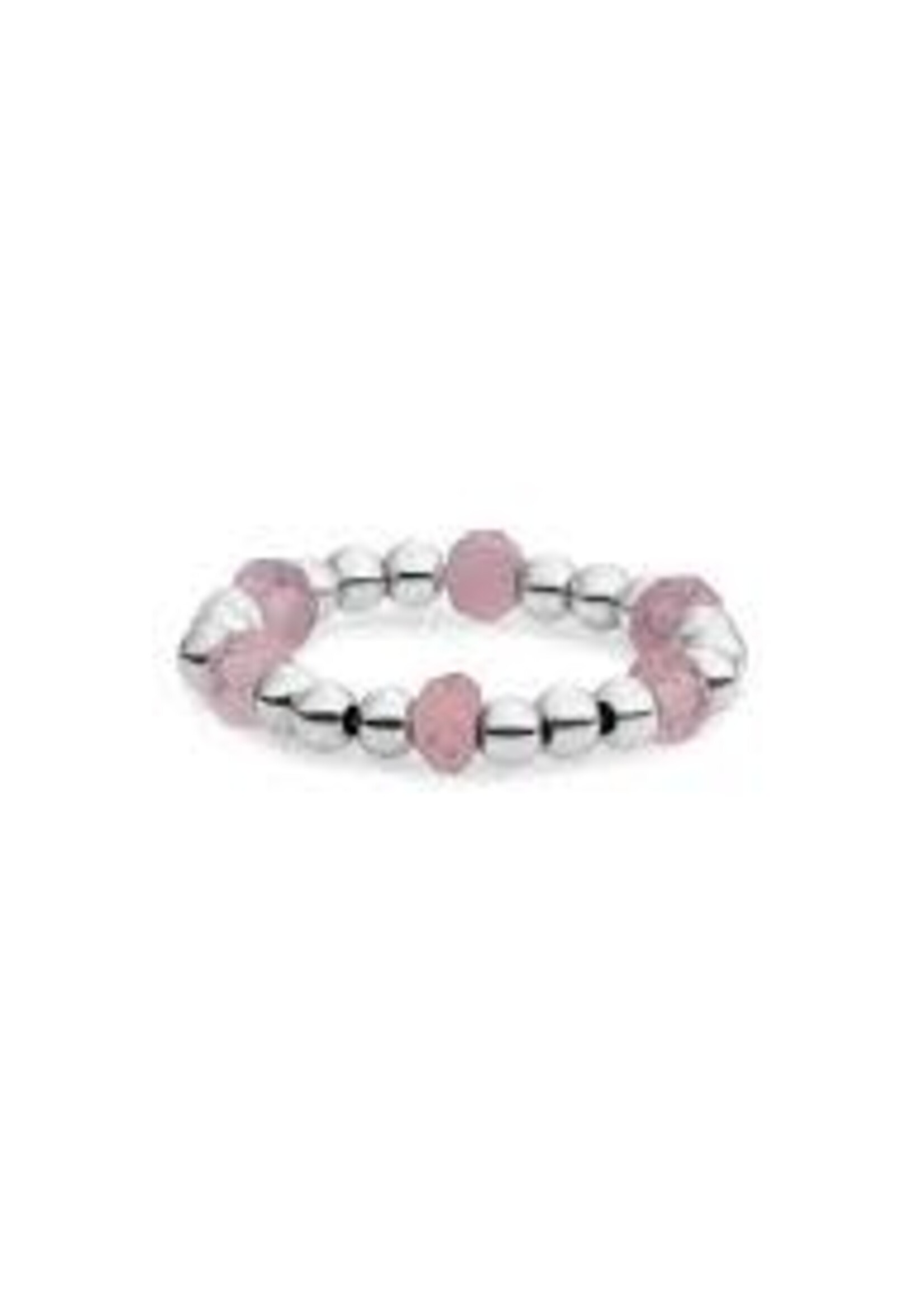 Sparkling Jewels KRALEN RING FACET ROUNDEL PINK OPALITE