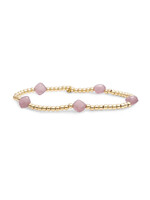 Sparkling Jewels CUSHION CUT ARMBAND PINK OPALITE SB-G-3MM-CC-G66