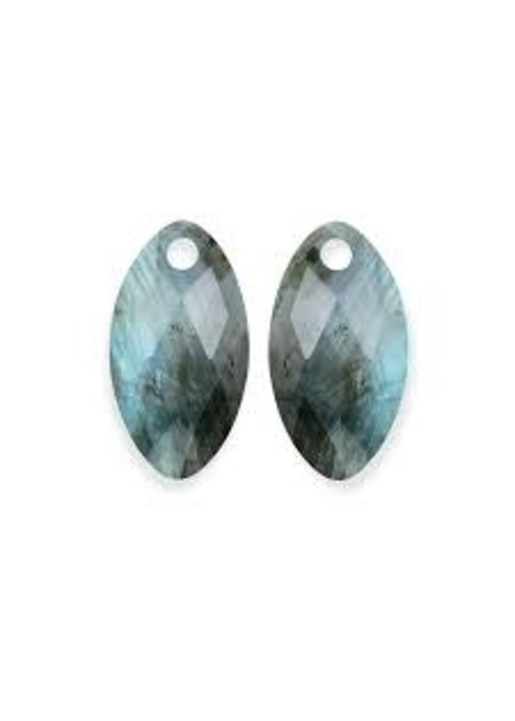 Sparkeling Jewels Sparkling Jewels Eardrops Earring Editions Facet Labradorite Ear Leaf EAGEM18-FCLF-S