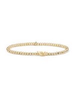 Sparkeling Jewels SPARKLING JEWELS ARMBAND BUTTERFLY GOLD SB-G-3MM-BF